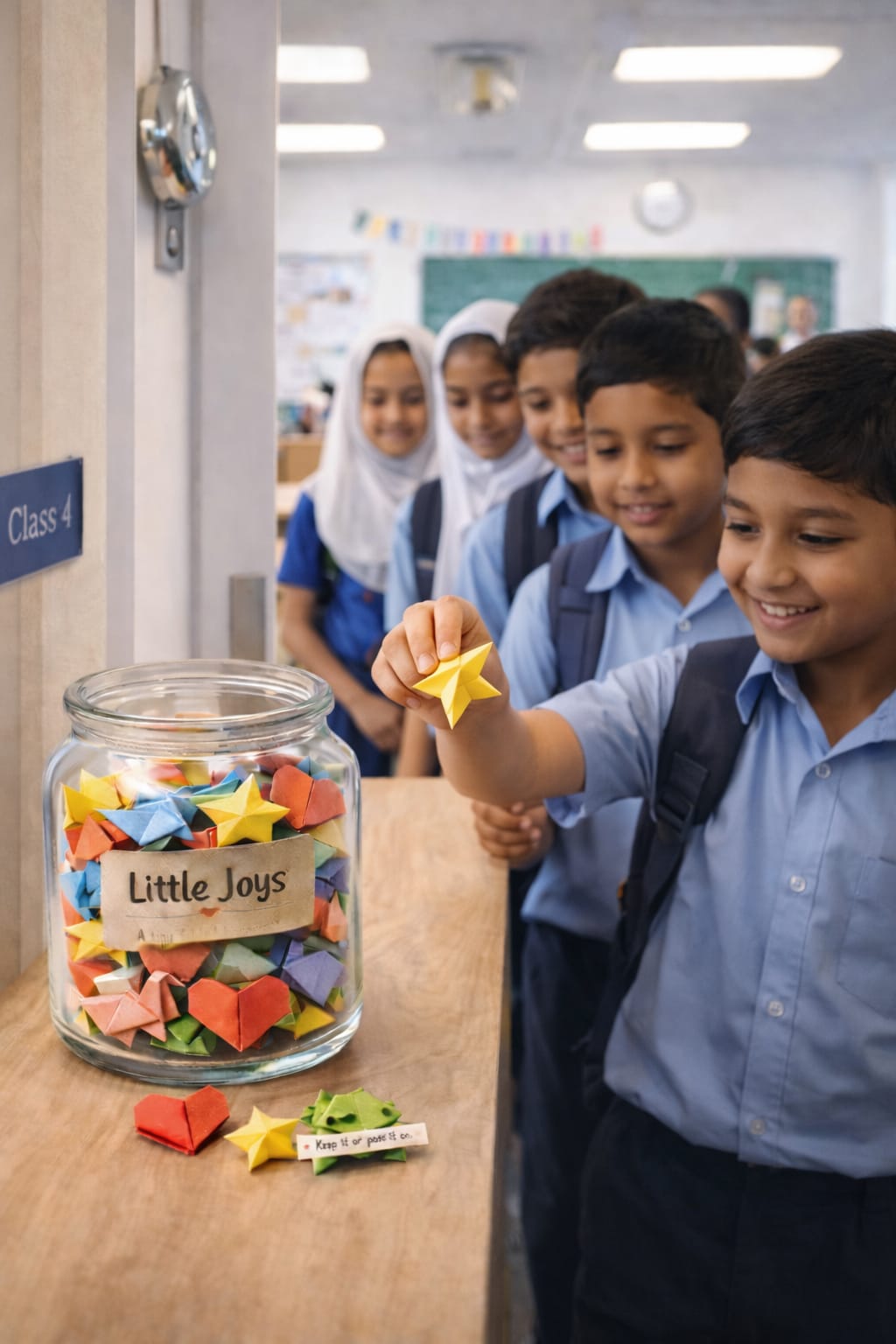 Children enjoying Little Joys at school
